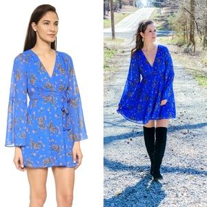 FREE PEOPLE Lilou Lace Longsleeve Dress